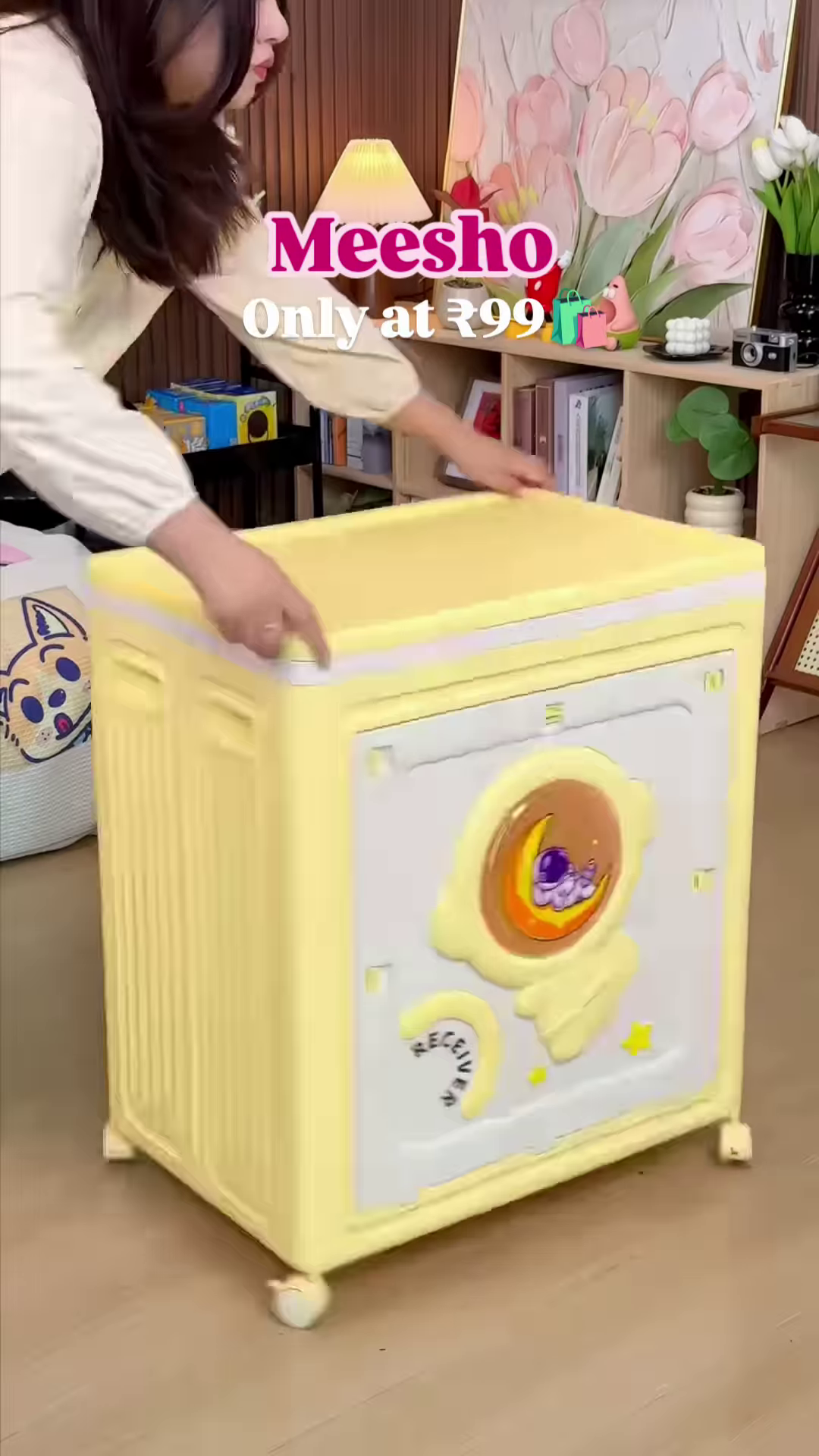 Space-Themed Foldable Toy Storage Box